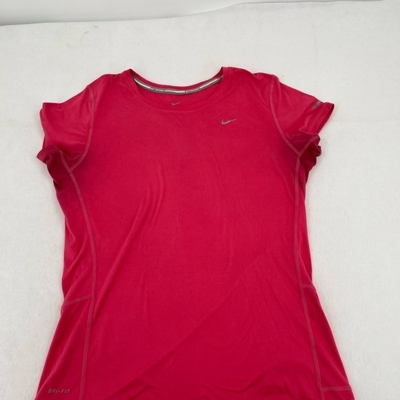 Nike Tops - NIKE Women’s Dri-Fit Running Short Sleeved Athletic T-Shirt Pink size: Medium